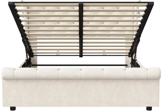 Eleganz Bedframe met laden van rookeiken 100 x 200 cm - massief