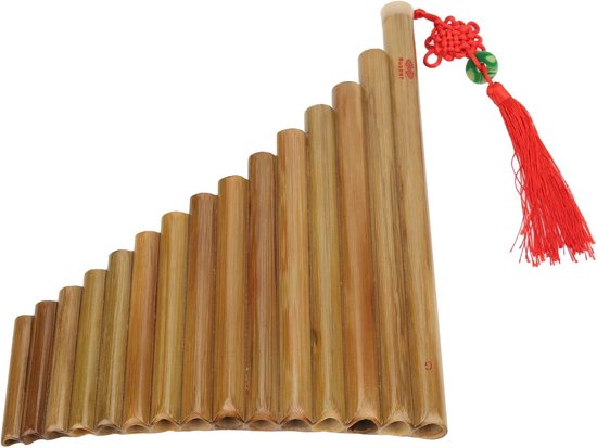 15 pijpen panfluit bamboe G sleutel – traditioneel Chinees instrument