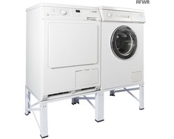 RFWR® Dubbel onderstel voor wasmachine en droger - Verhoging voor optimale werkhoogte