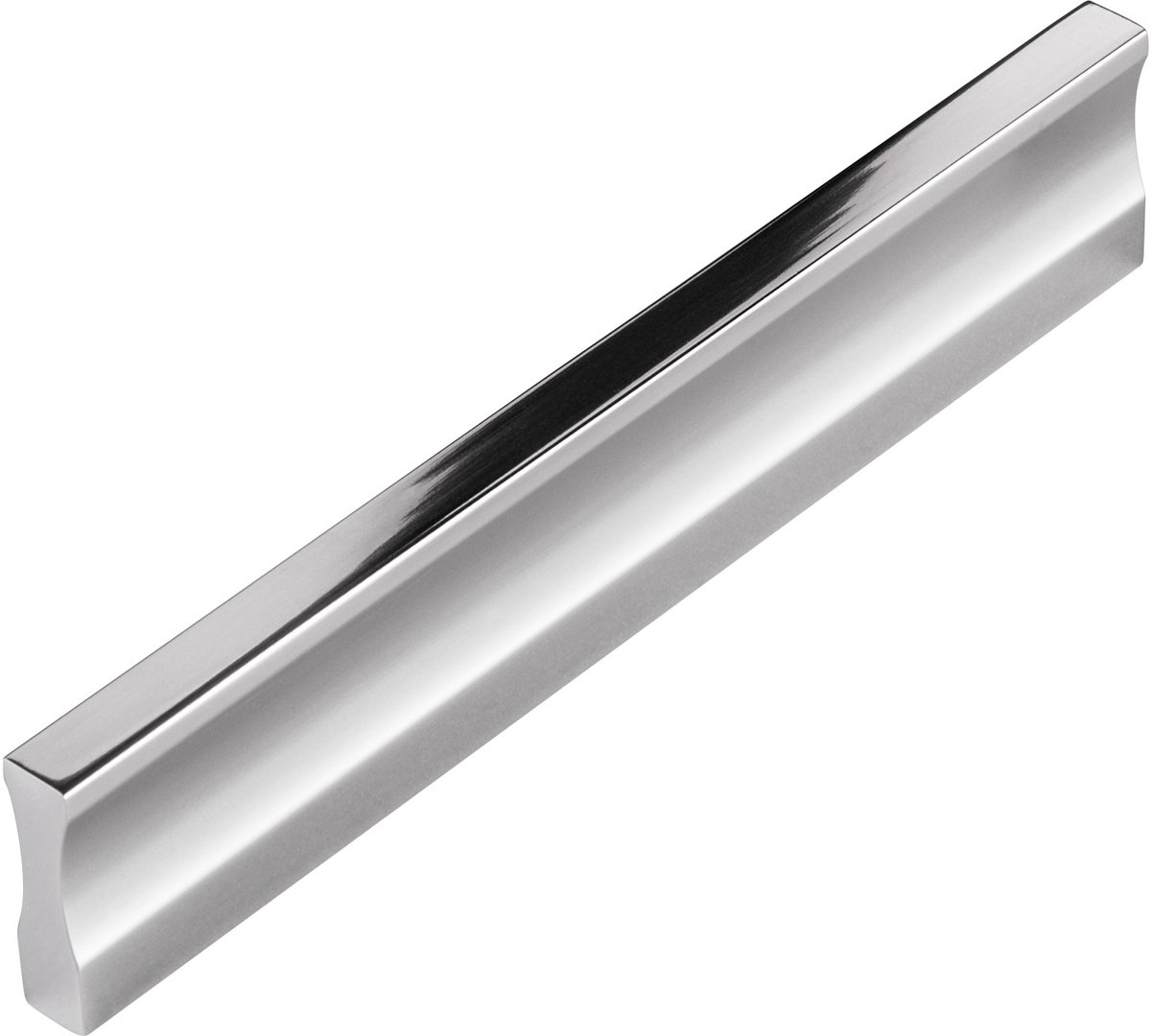 SOTECH Meubelgreep LONA BA 128 mm gepolijst chroom aluminium greeplijst profiel keukengreep