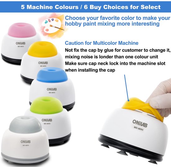 RFWR® Mini Vortex Mengmachine - Ideaal voor Laboratorium, Nagellak en Acrylverf van RFWR — afbeelding 5