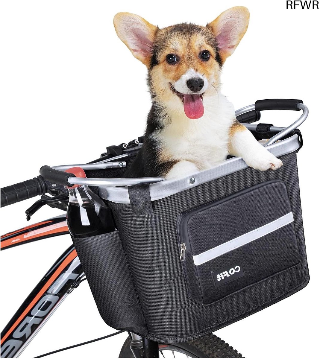 RFWR® Opvouwbare Fietsmand voor Huisdieren en Boodschappen - Multifunctioneel en Afneembaar
