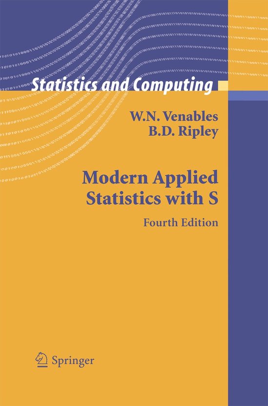 Modern Applied Statistics with S - cover