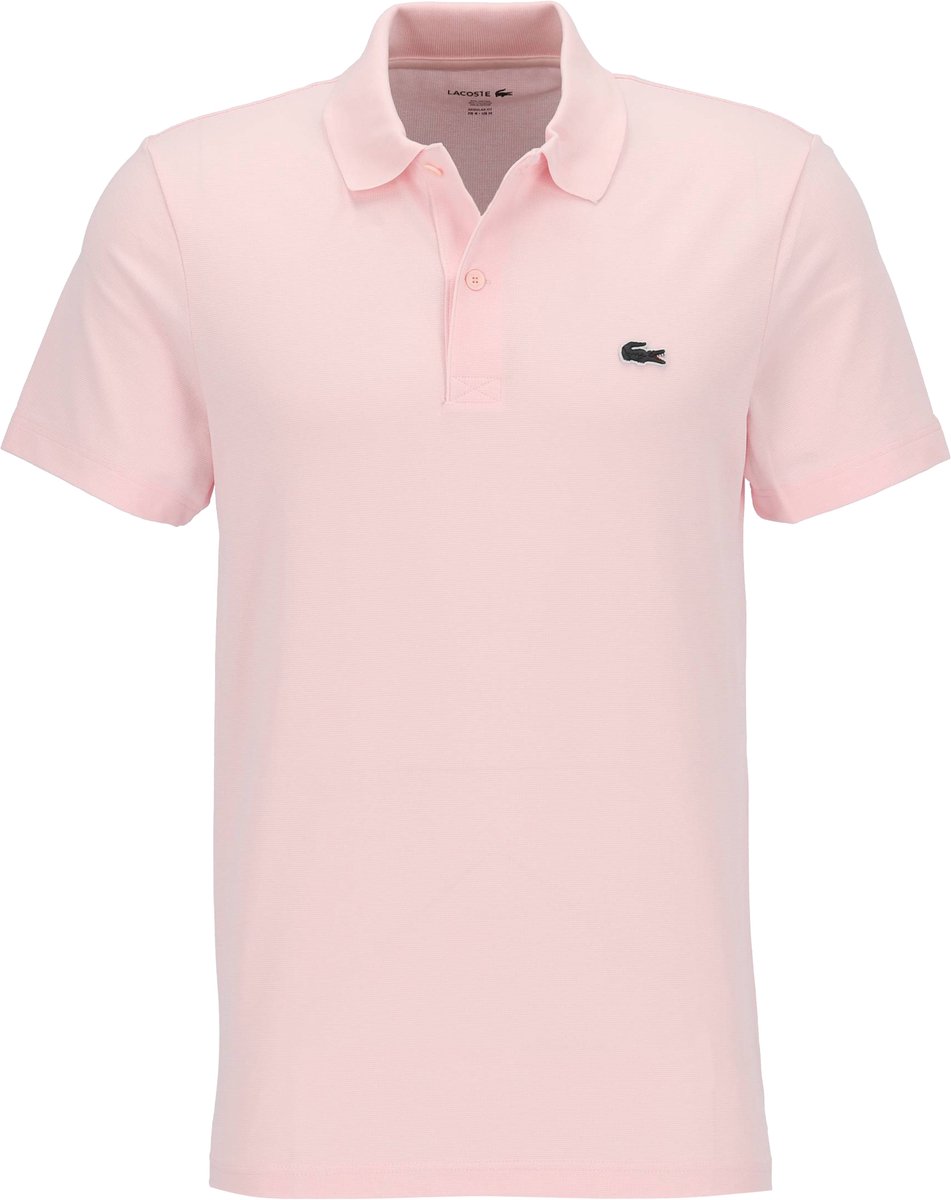 Lacoste Poloshirt Breathable Lichtroze – Heren