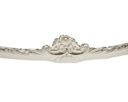 BISCOTTINI Console Tafel LIBERTY - Houten Haltafel - Antiek Wit Afwerking - Sidetable 115x33x87 cm - Consoletafel voor Hal en Woonkamer