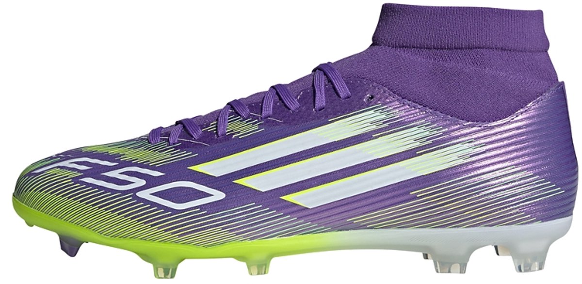adidas Performance F50 League Mid Firm/Multi-Ground Voetbalschoenen - Unisex - Paars