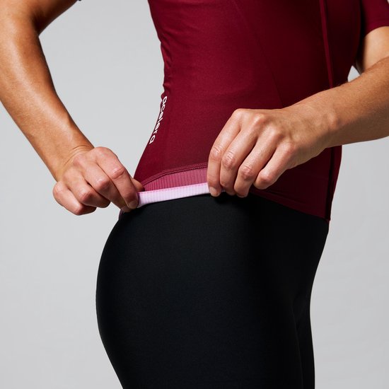 Acelera Essential Wielershirt - Fietsshirt Dames Korte Mouw - Wielrenshirt - Fietskleding - Rood - Maat S van Acelera — afbeelding 4