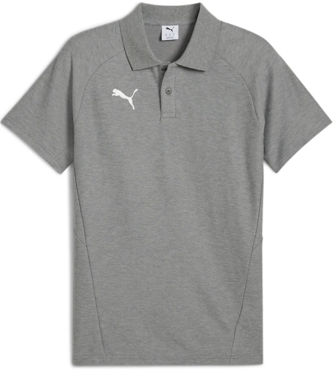 Puma Poloshirt teamEVOSTRIPE Kurzarmshirt Grijs