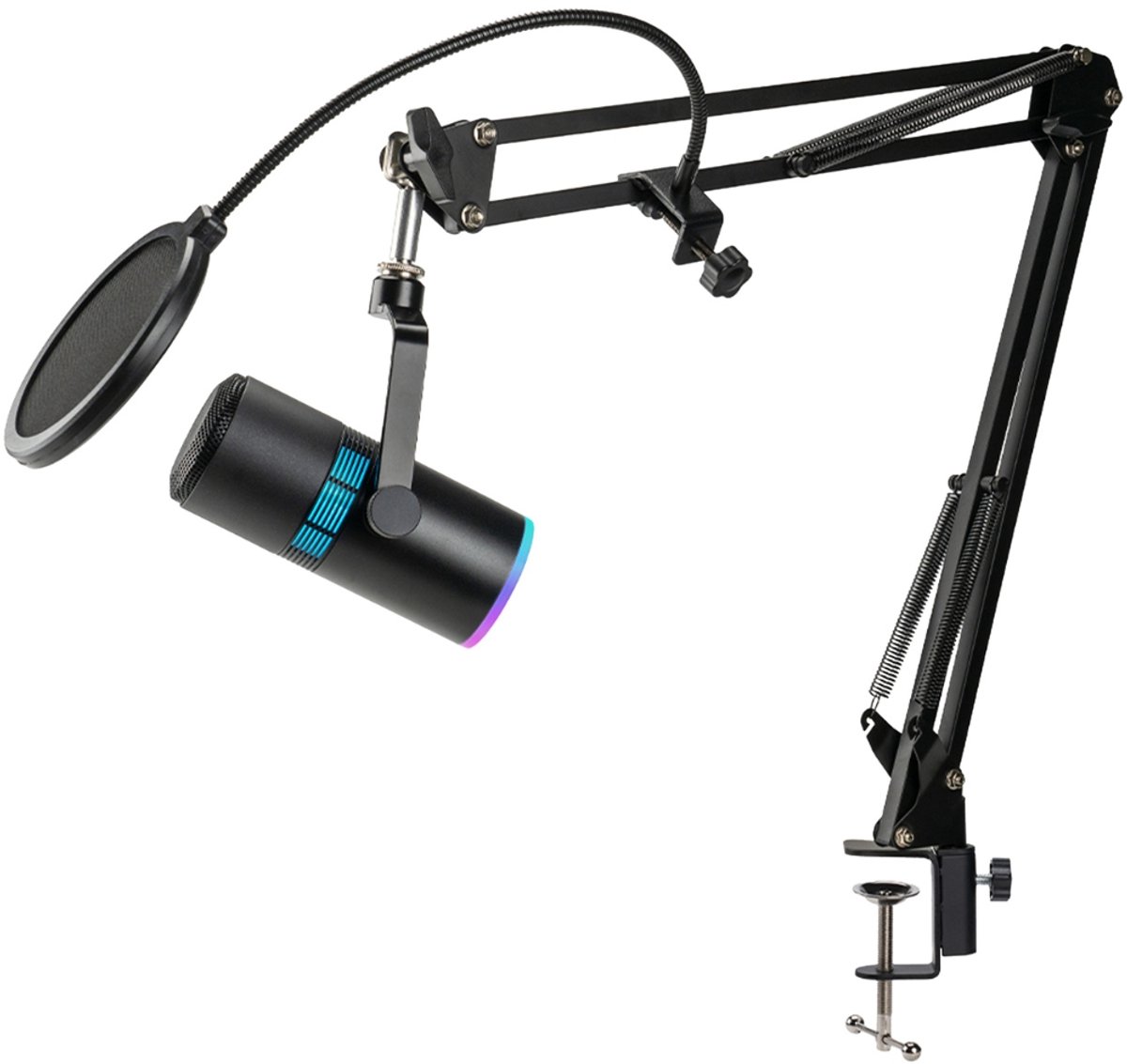 THRONMAX M30 Condensor RGB USB CAPSULE KITS Microfoon, Zwart