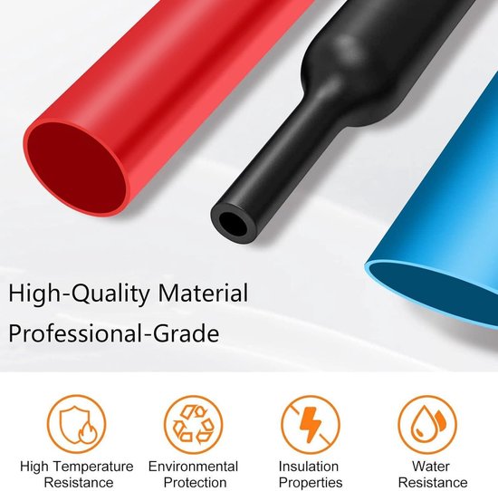 Unifizz Krimpkous voor hengelgrepen handvat 45 mm dia 73 mm platte breedte 2:1 verhouding krimpbare buis kabelhoes 0,5 m - zwart Unifizz Krimpkous voor hengelgrepen handvat 45 mm dia 73 mm platte breedte 2:1 verhouding krimpbare buis kabelhoes 0,5 m - zwart