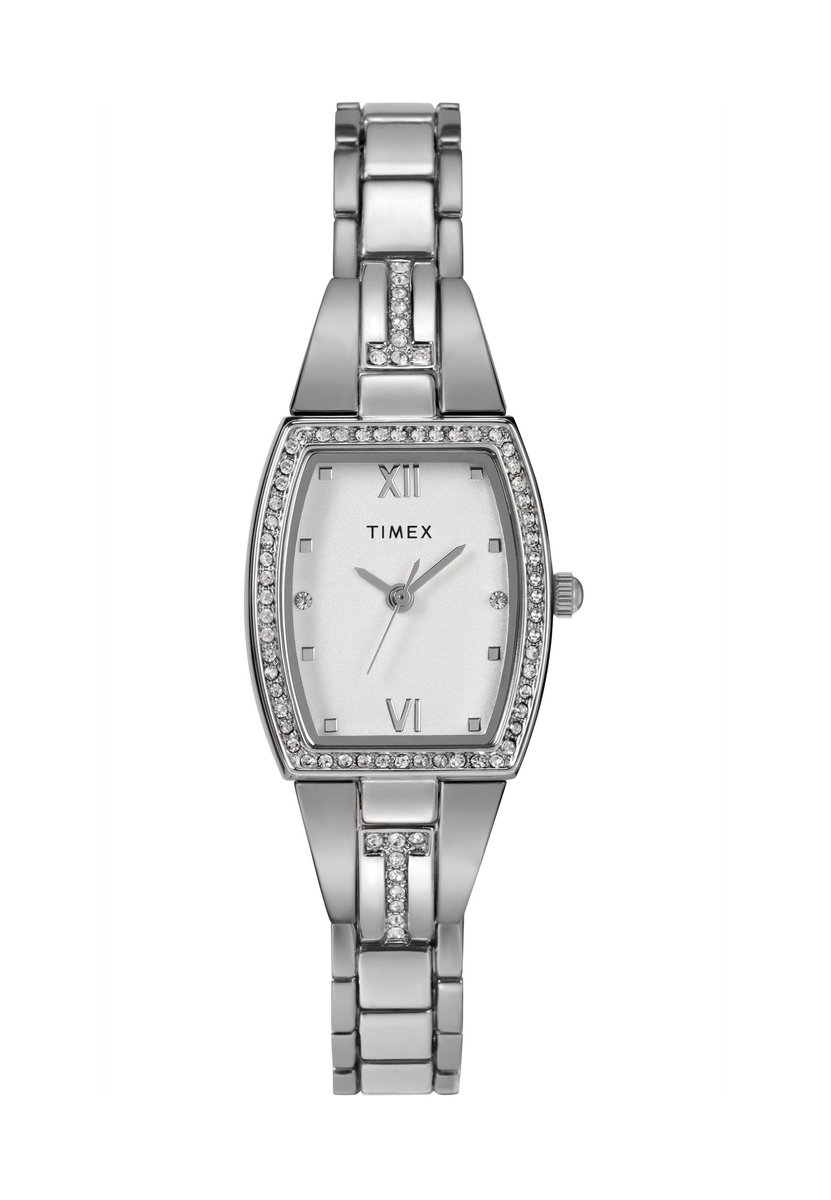 Timex Timex Main Street Tonneau Quartz Analoog Horloge Zilveren Toon Kast: 100% Legering | Armband: 100% Legering 22 TW2W95600VV, TW2W95800VV