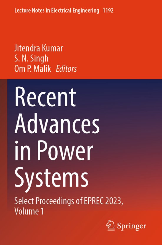 Lecture Notes in Electrical Engineering- Recent Advances in Power ...
