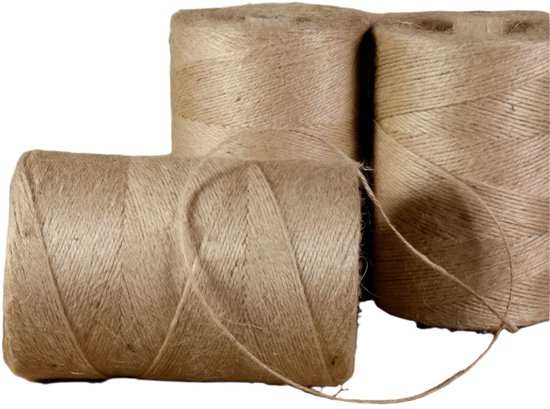 Jute touw natuurlijk 1,5 mm voor diverse toepassingen | jute koord