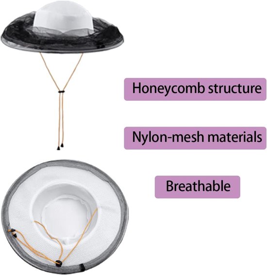 HunterBee beekeeping smoker kit Bee Hive Smoker set and professional beekeeper hat for men women van Merkloos	 — afbeelding 5