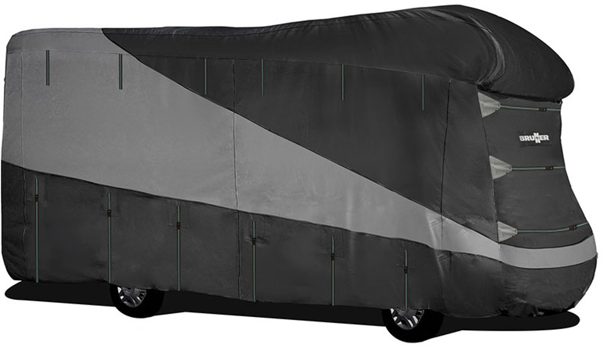 Brunner Camperhoes Design 12M - Voor Campers van 650-700 cm - 4-Lagen Ademend & Waterafstotend - UV-Bescherming - Met Ritsen & Opbergtas- Winddicht & Krasbestendig