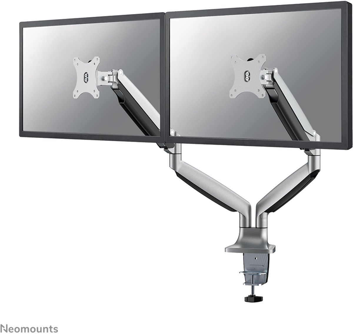Neomounts by Newstar NM-D750DSILVER Monitorarm Gasgeveerd Zilver
