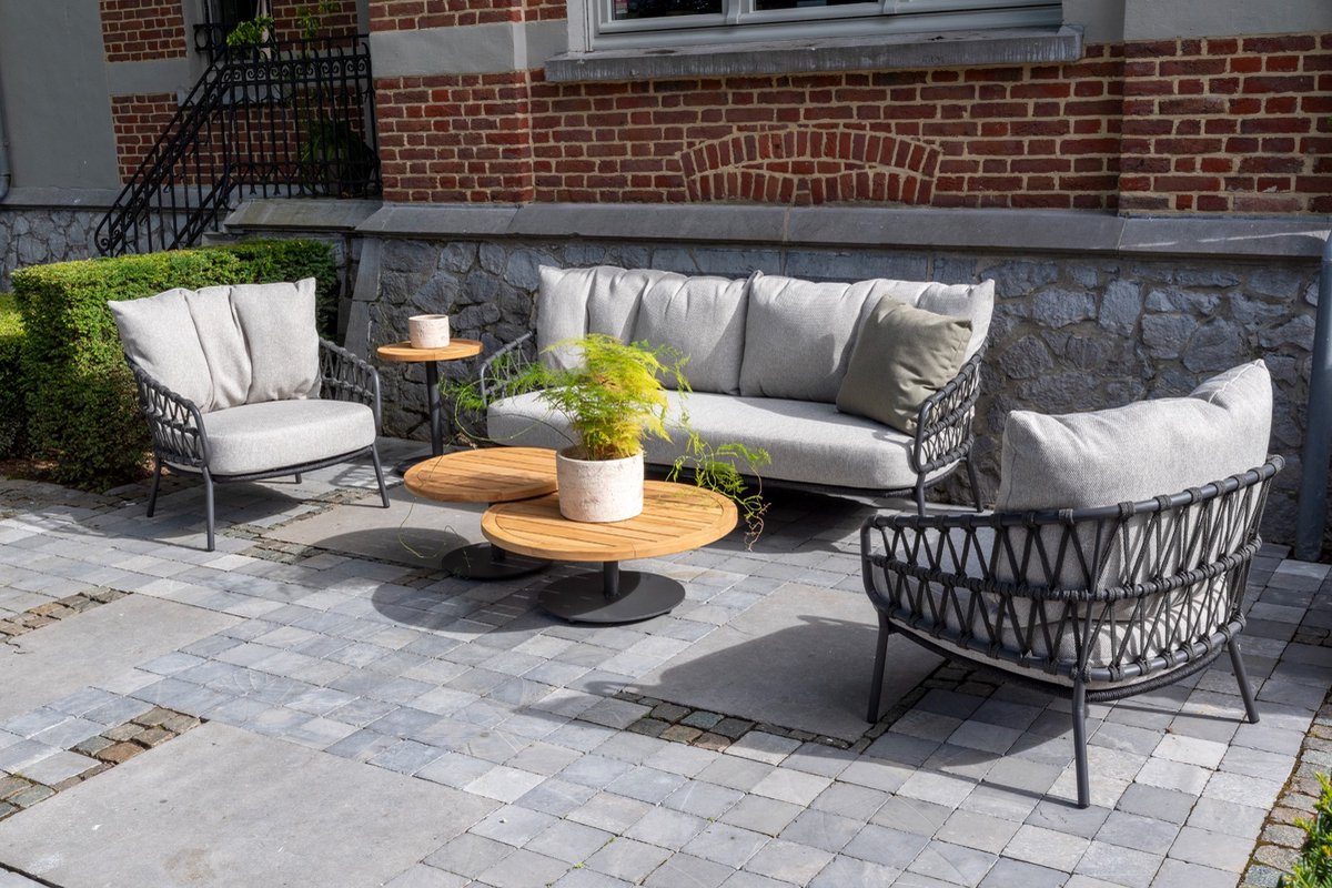 4 Seasons Outdoor Calpi canapé lounge 3 places - anthracite