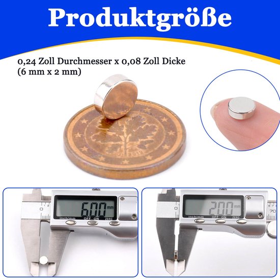FPMYB 20 stuks sterke magneten, zwart, 12 x 16 mm, neodymium mini-magneten voor magneetbord, koelkast, prikbord, kegelmagneten, whiteboard, kantoor