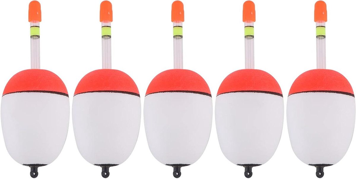 Allecto Plus - Drijfvlot set 5 stuks - Vissen - Lang afstand - Drijvend - Accessoires voor visserij (40g)