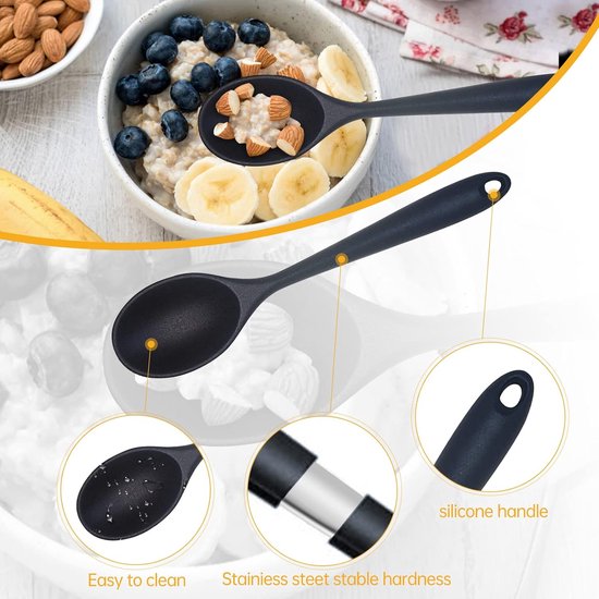 Repose-ustensiles En Silicone Avec égouttoir Pour Plusieurs Ustensiles, Résistant à La Chaleur