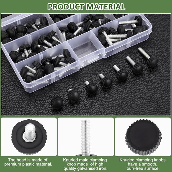 Knop Schroeven, 20/50 stks Ronde Kop Kruis Schroef Zwart M1.2 M1.4 M1.7 M2 M2.5 M3 M4 Elektronische Kleine Verzonken Pan Head Schroeven (Color : 6mm_M1.7 X 50pcs