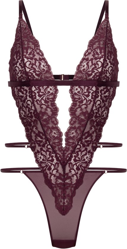 Hunkemöller Body Cinnamon Rood M