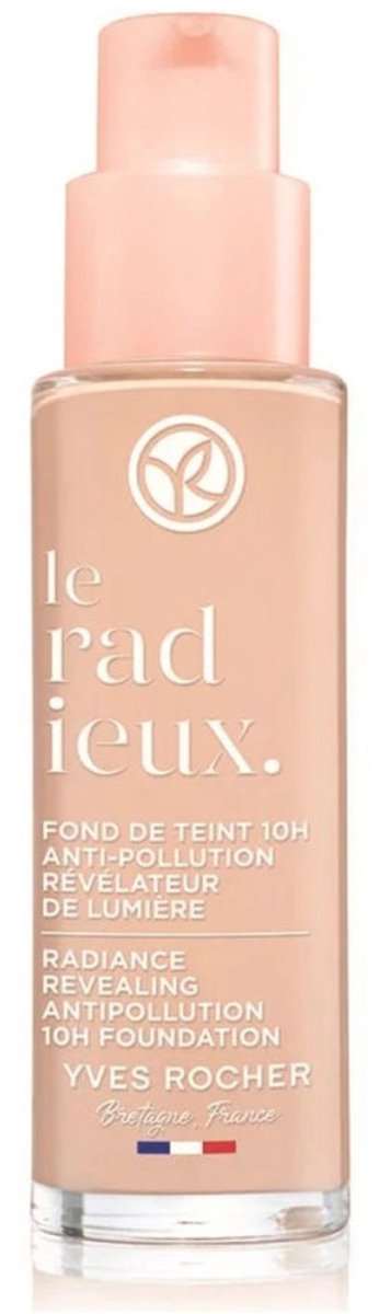 Yves Rocher - 10U Anti-vervuiling Foundation De Stralende - 100 Rosé