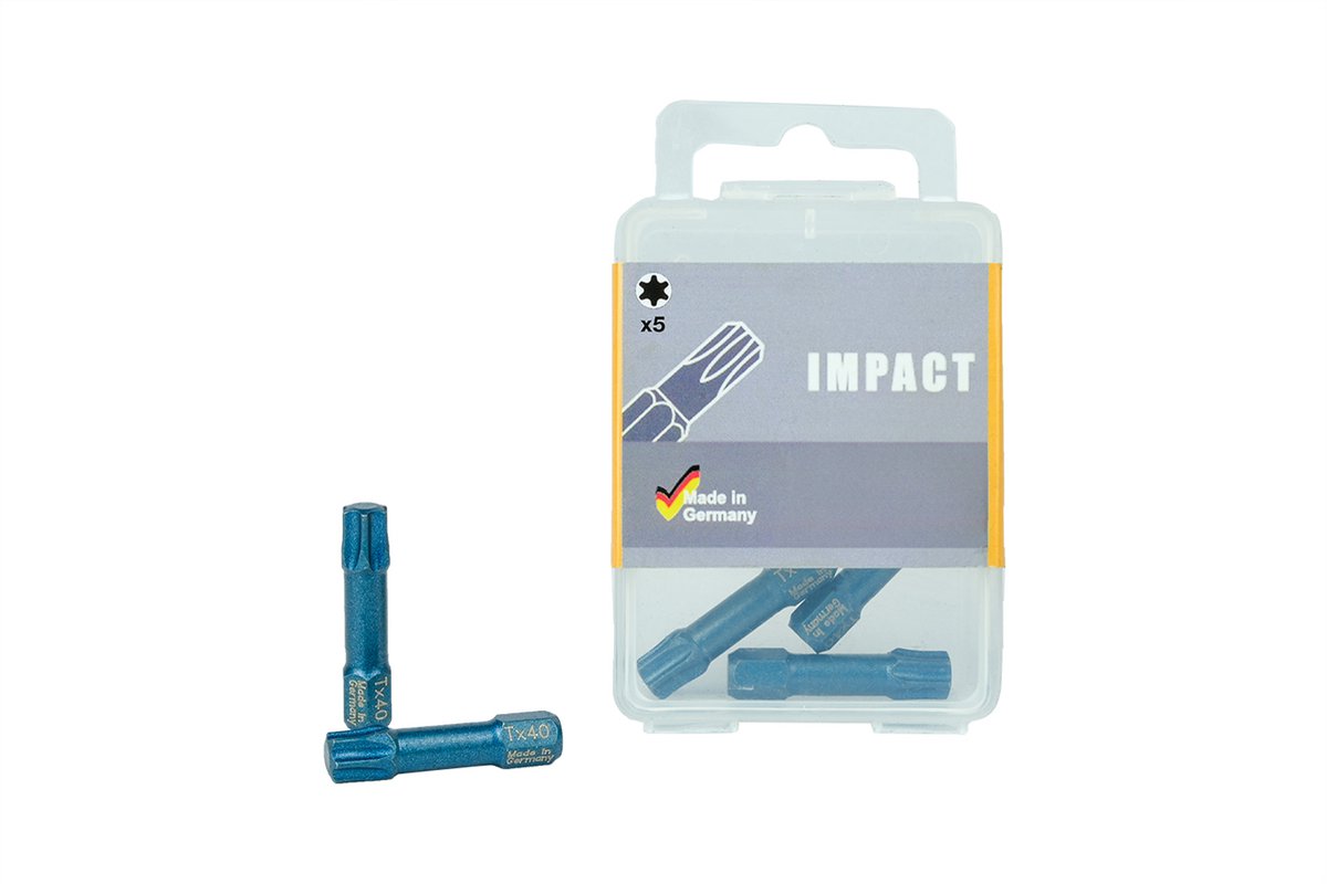 Impact bit TX 40 Industriële kwaliteit | Doos 5 stuks