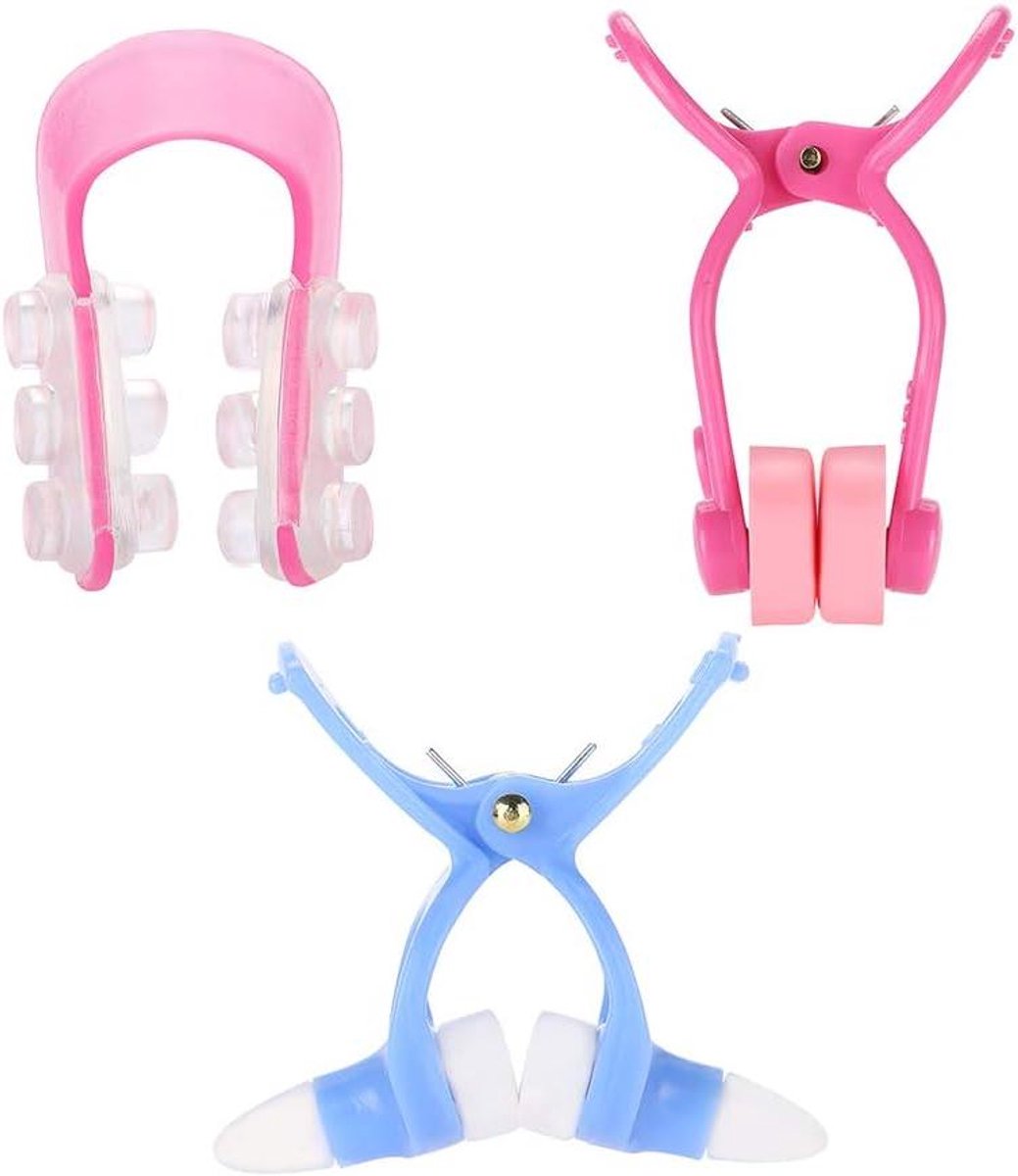 3-delige siliconen neuslift neuscorrectieclips - neusvormer clip voor neusverkleining