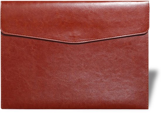 A4 Lederen File Map Grote Capaciteit Document Tas Multifunctionele Map Briefpapier Tas Waterdichte Office Organizer