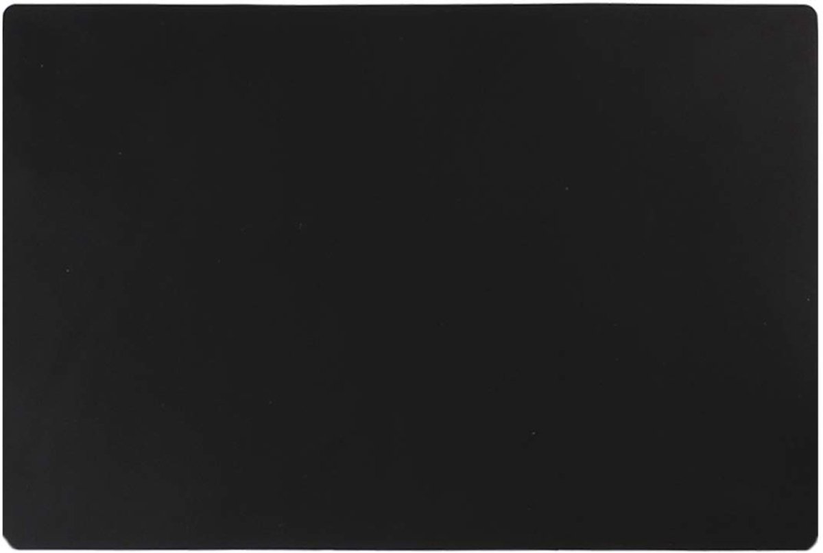 Tsshmhwl Hittebestendige Airfryermat, Dikke Siliconenmatten voor Aanrecht, Aanrechtbeschermer, Antislip Bureau-onderlegger, Multifunctionele Mat, Placemat (60 cm x 40 cm, Zwart)