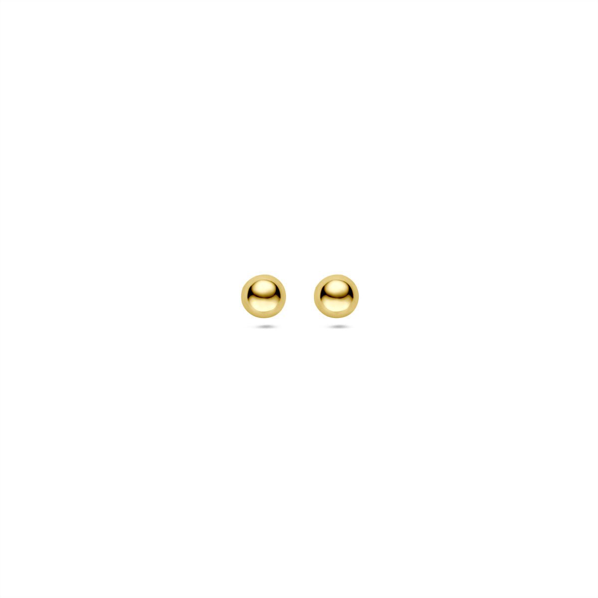 14K geelgouden oorknoppen bol 3,5 mm - 4034650
