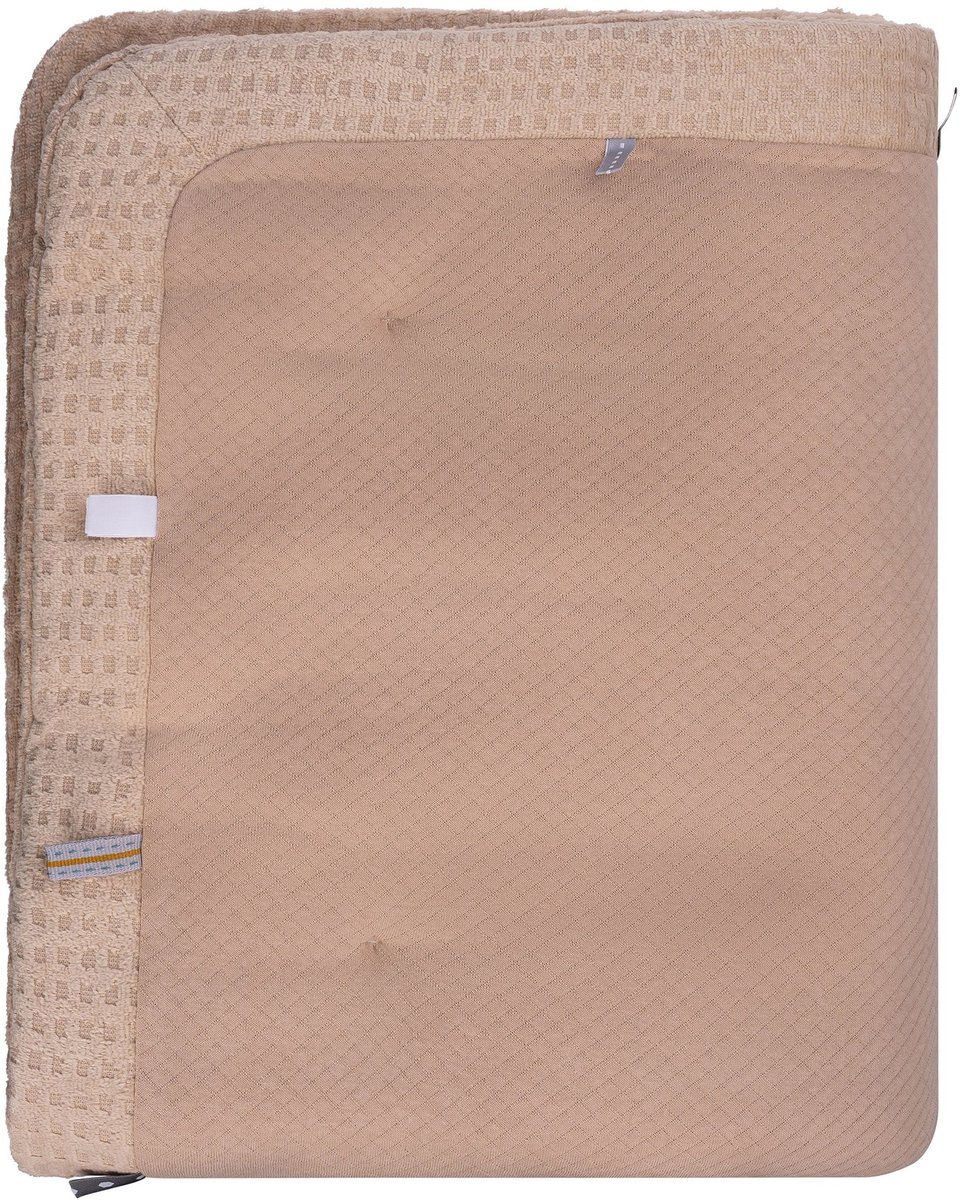 Baby Boxkleed 75 x 80 - Speelkleed 100% biologisch katoen - Speelmat Desert Sand - Beige - Snoozebaby