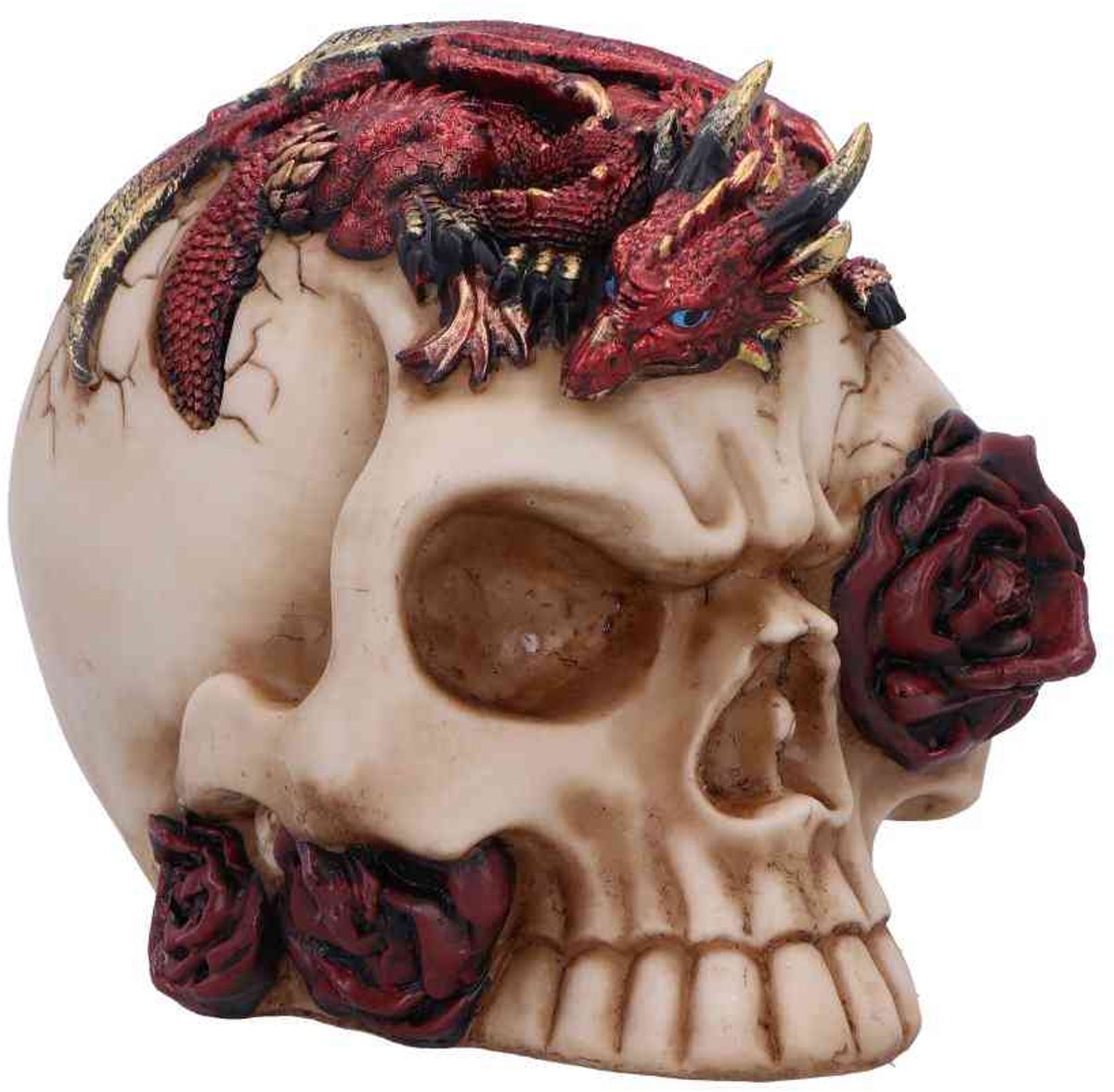 Nemesis Now - Rose Flame 14.5cm Beeld/figuur - Schedel - Multicolours