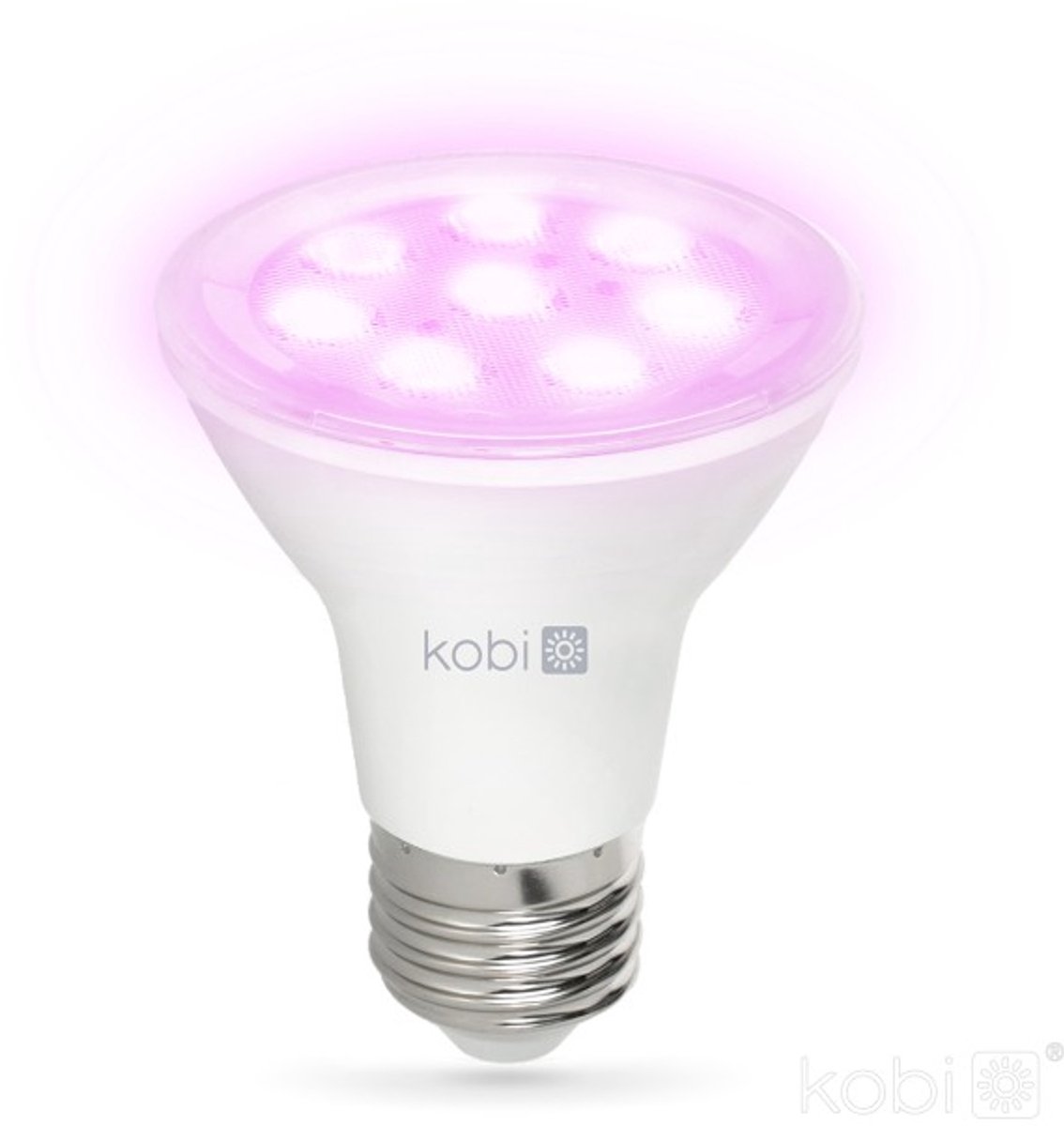 Kobi LED Grow Bulb Planty-B 7W 1200K Wit - Design Kweeklamp voor Planten | E27 | 7 watt | 25.000 Branduren