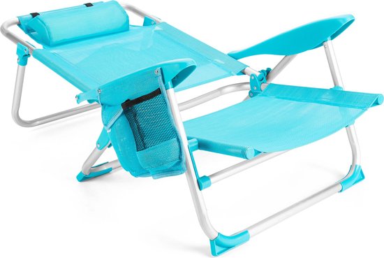 Outtec® Strandstoel, Campingstoel - tot 100 kg - Visstoel, Vouwstoel, Tuinstoel, Lichtgewicht Campingstoel voor Tuin, Balkon, Strand van Merkloos — afbeelding 4