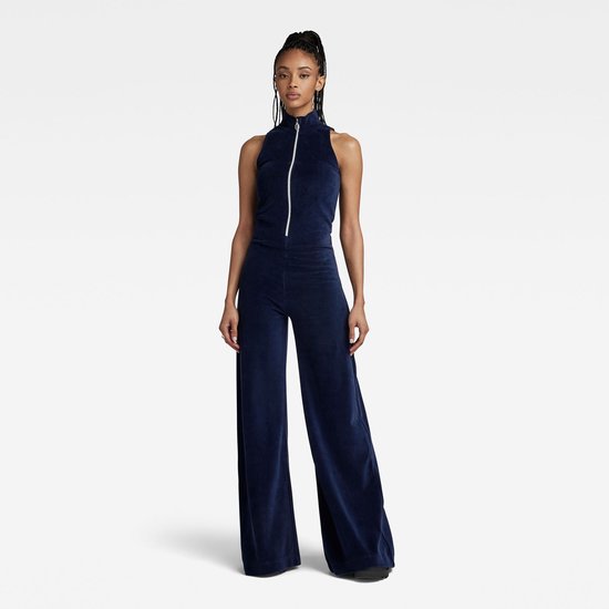G-star Velvet Overall Blauw 2XS Vrouw