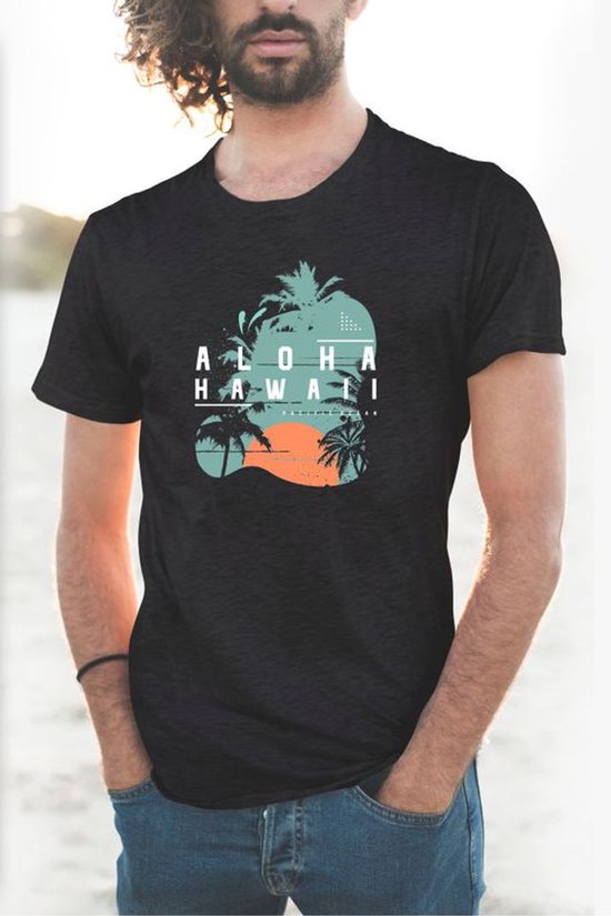 T-Shirt 279-59 Aloha Hawaii - M, Navy