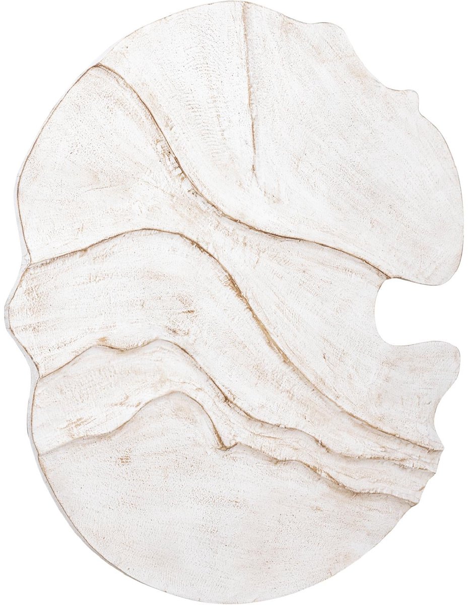 PTMD Wandpaneel Samraj - 90x2x90 cm - MDF - Wit