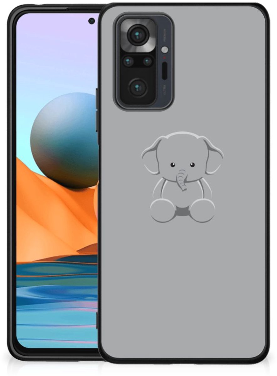 Xiaomi Redmi Note 10 Pro Hoesje Grijs Baby Olifant