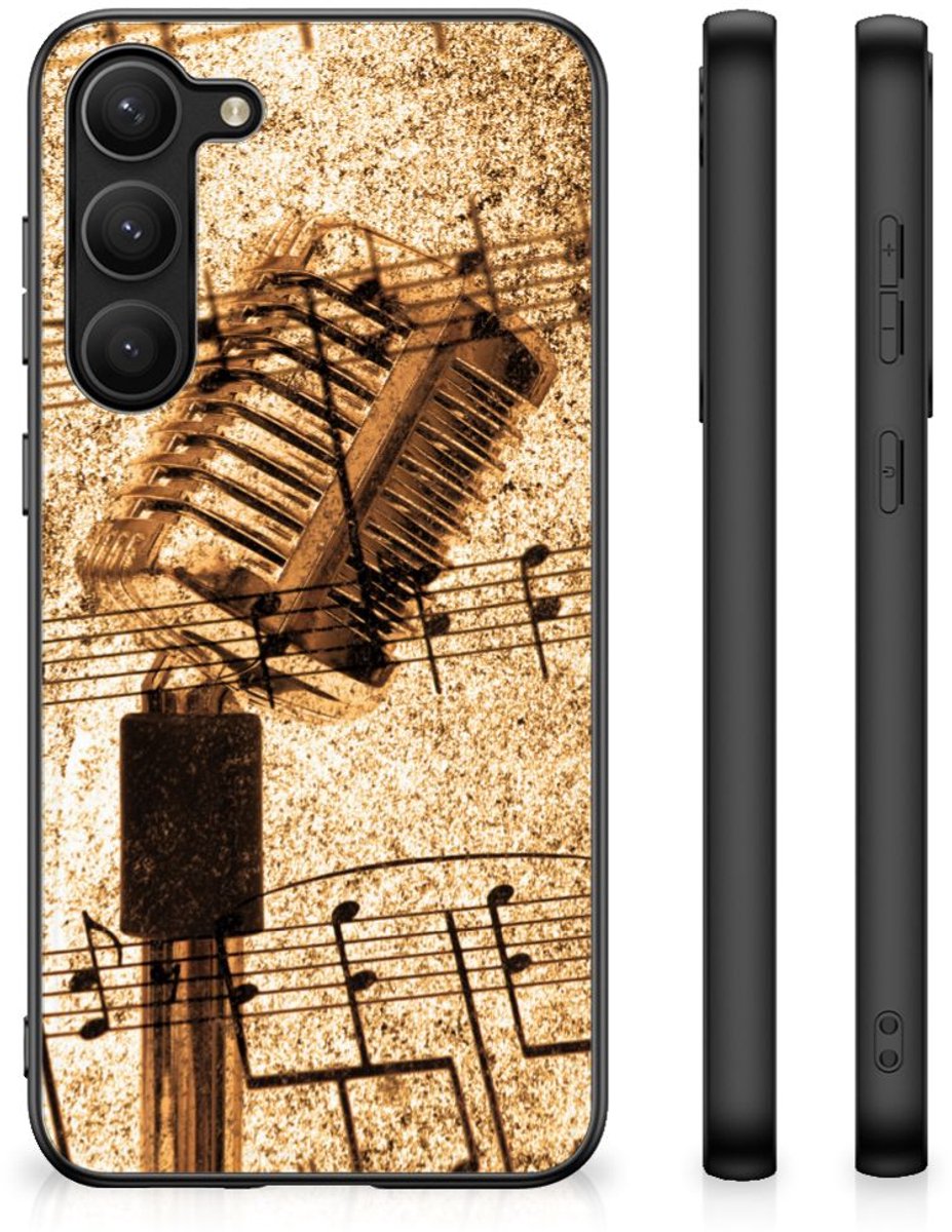 Samsung Galaxy S23 Plus Silicone Back Case Bladmuziek