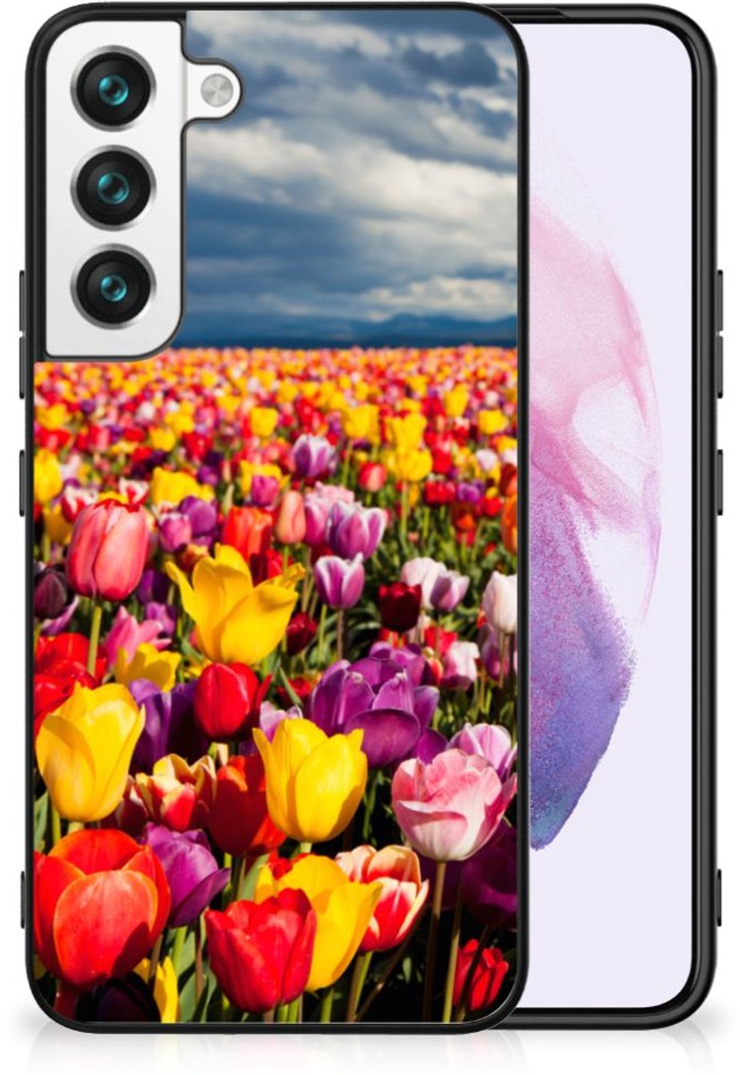 Samsung Galaxy S22 Bloemen Hoesje Tulpen