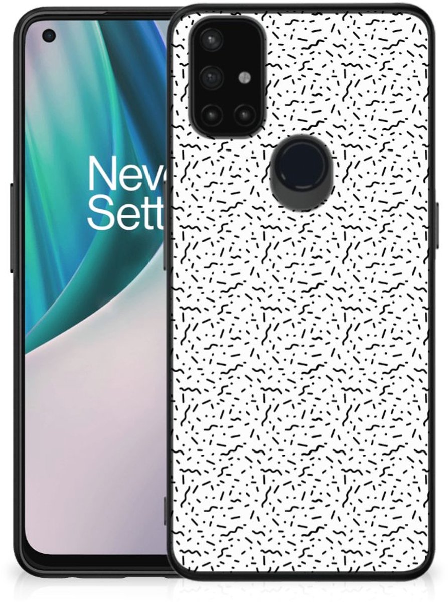 OnePlus Nord N10 5G Back Case Stripes Dots