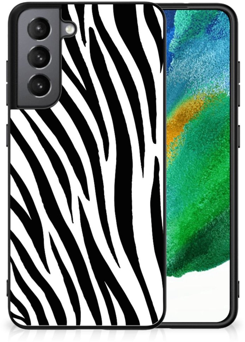 Samsung Galaxy S21FE Dierenprint Telefoonhoesje Zebra