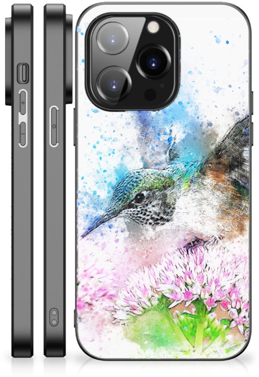 Kleurrijke Telefoonhoesje iPhone 14 Pro Vogel