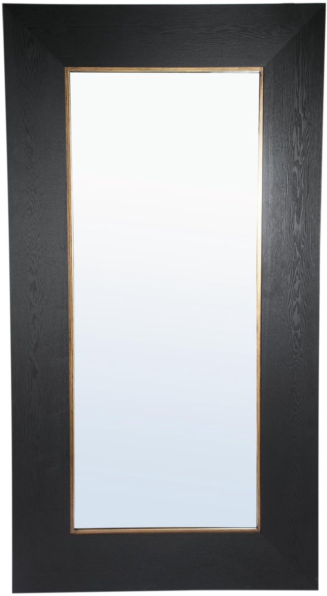 PTMD - Spiegel Tiess - Zwart - 106.5x4x200cm
