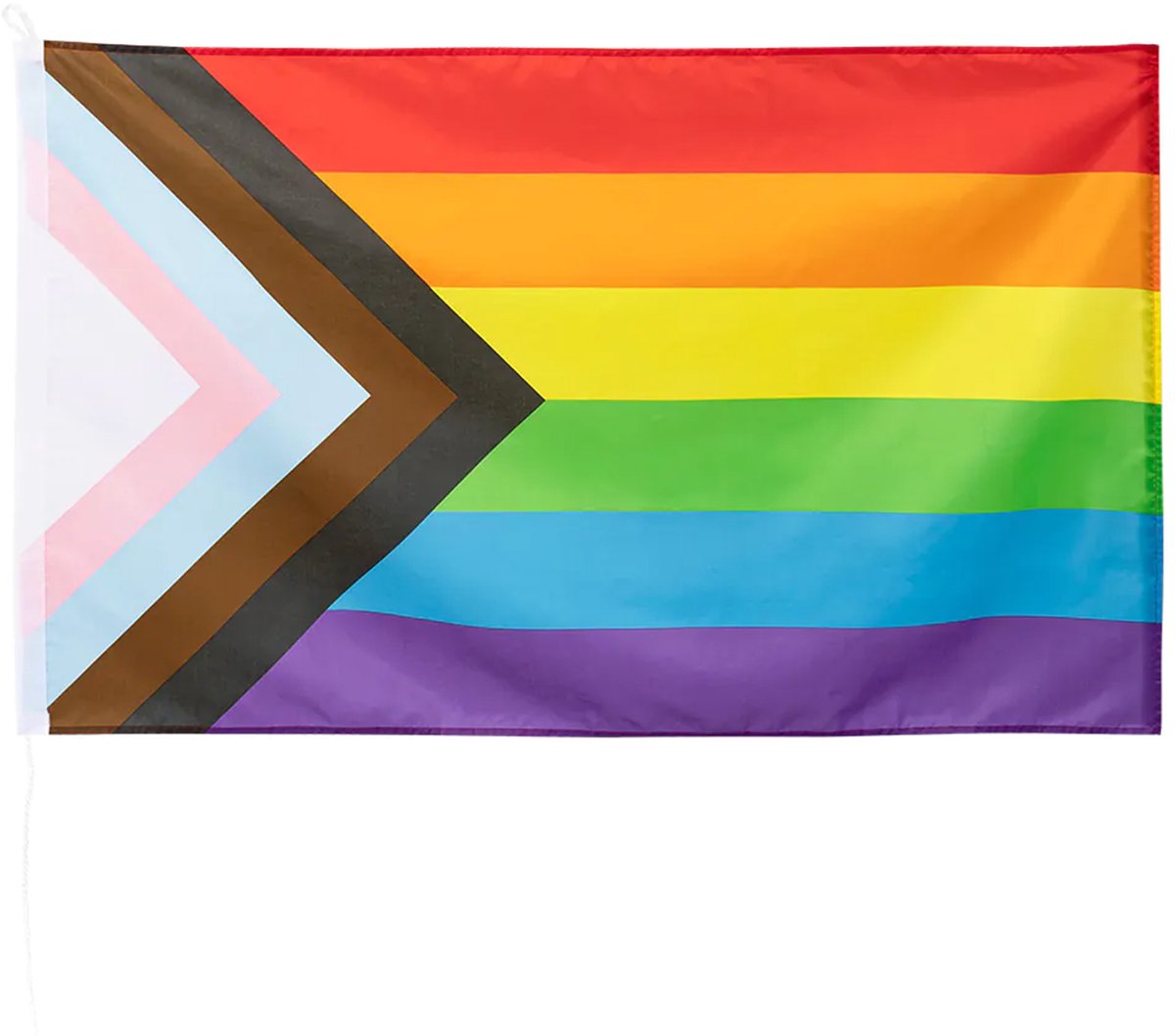Polyester vlag Progress LGBTQ+ Pride.