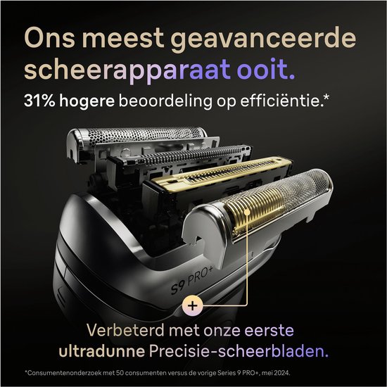 Braun Series 9 PRO+ Elektrisch Scheerapparaat - Pro SensoAdapt - SmartCare Center - 9660CC - Zwart - Scheerapparaat voor Mannen