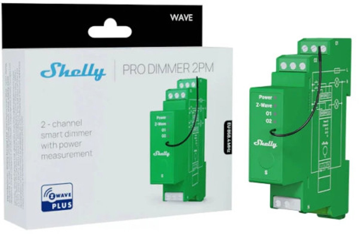 Shelly Wave Pro Dimmer 2PM
