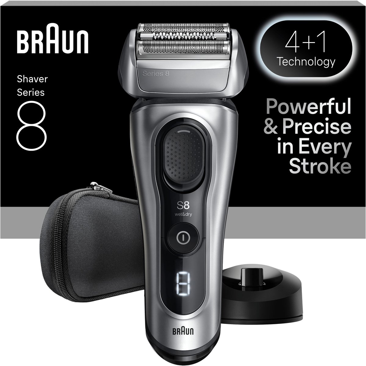 Braun Series 8 Elektrisch Scheerapparaat - SensoAdapt -
